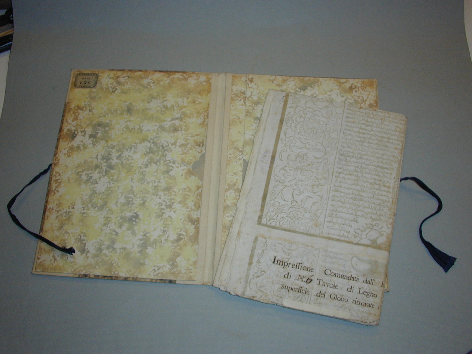 Particolare del Mappamondo cordiforme custodito dalla Biblioteca Nazionale Marciana